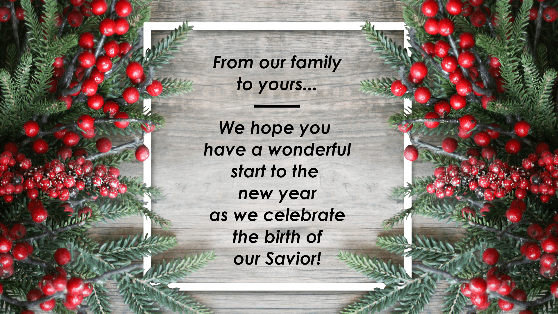 have a great new year